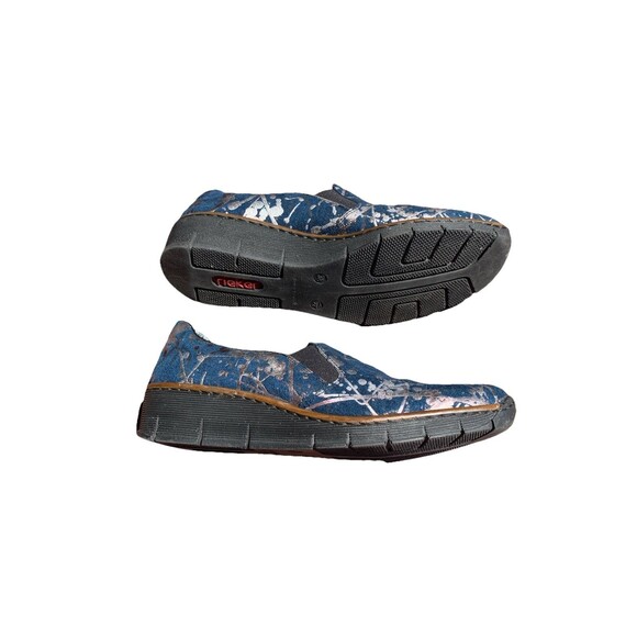 Women's Blue Slip-On Shoes Item #2650 - Picture 4 of 13